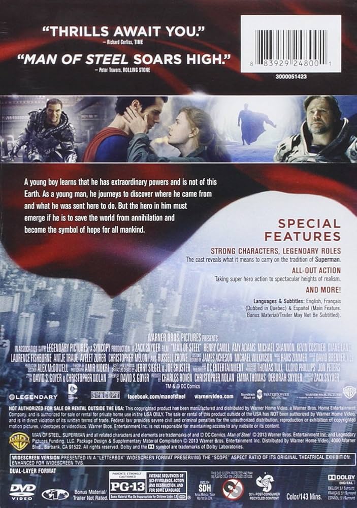 その他 Waiting for Superman [Blu-ray] [Import] Superman 2025 (BIL/Blu-Ray): Amazon.ca: Nikolas Korda, Peter